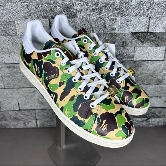 Adidas x BAPE Stan Smith 30th Anniversary Camo  - NEW - M10 main image 5